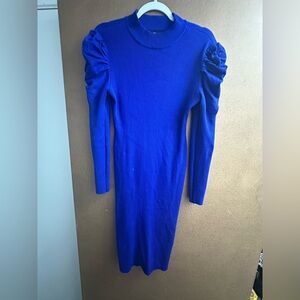Almost Famous Womens Body Con Dress Mock Turtleneck, sz 2XL